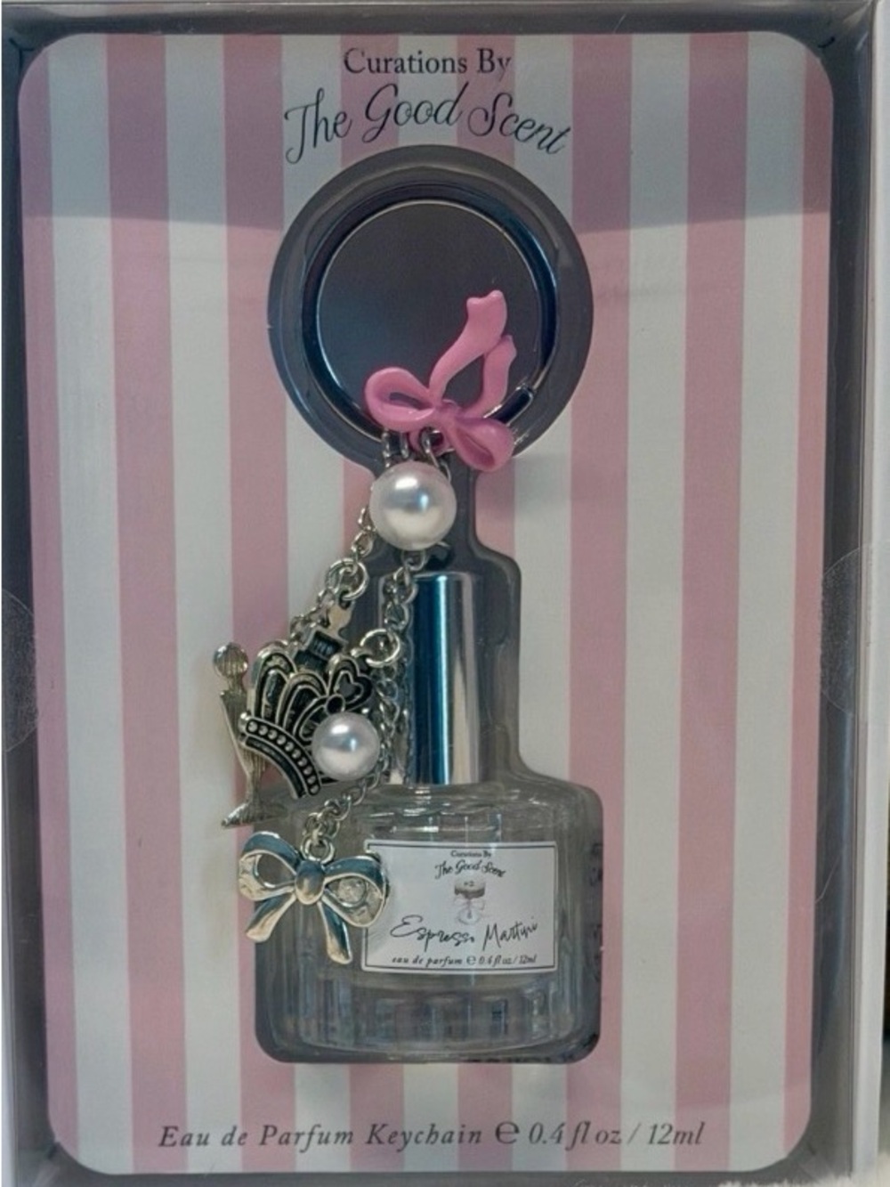 The Good Scent Espresso Martini Parfum Keychain Bag charm NIB